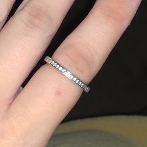 Silver pandora ring